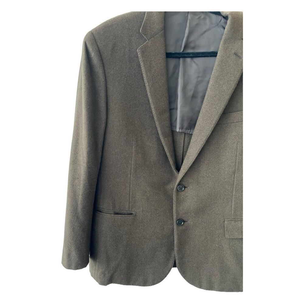 Ralph Lauren Black Label Slim Fit 100% Wool Brown blazer Sport Jacket 42R - Picture 4 of 12